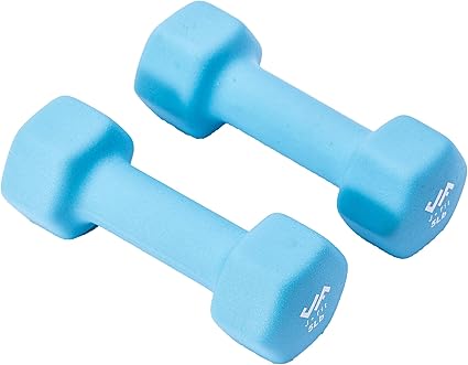 FIT Neoprene Dumbbell Pairs, 5 LB